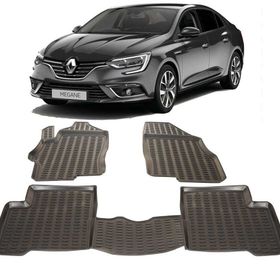 Gold Renault Megane 4 Sedan 2016-2020 3d Havuzlu Paspas