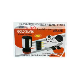Gold Silver GS-330 Güneş Enerjili Solar Aydınlatma Sistemi