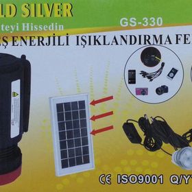 Gold Silver GS-330 Güneş Enerjili Solar Aydınlatma Sistemi