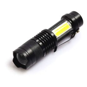 Gold Silver GS530 Usb Şarjlı Metal Fener