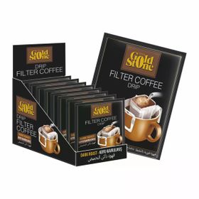 Gold Stone 16x8 gr Koyu Kavrulmuş Filtre Kahve