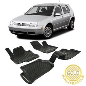 Gold Volkswagen Golf 4 1997-2004 3d Havuzlu Paspas