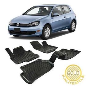 Gold Volkswagen Golf 5 2003-2004 3d Havuzlu Paspas