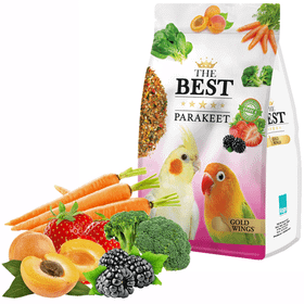 Gold Wings 1.25 kg The Best Meyve ve Sebzeli Paraket Yemi