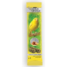 Gold Wings 2 Adet Ballı ve Yumurtalı Kanarya Kuşu Krakeri