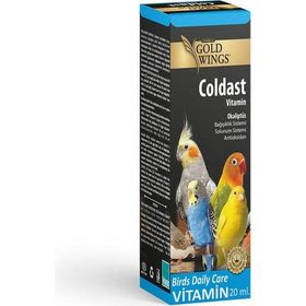 Gold Wings 20 ml Premium Coldast Kuşlar İçin Solunum Desteği Vitamin