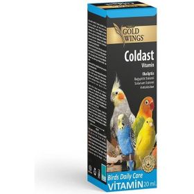 Gold Wings 20 ml Premium Coldast Kuşlar İçin Solunum Desteği Vitamin