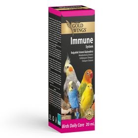 Gold Wings 20 ml Premium Immune Kuşlar İçin Bağışıklık Sistemi Güçlendirici