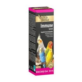 Gold Wings 20 ml Premium Immune Kuşlar için Sistem Enfeksiyon Önleyici Vitamin