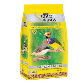 Gold Wings 400 gr Tropikal Bülbül ve Sakalar İçin Komple Yem