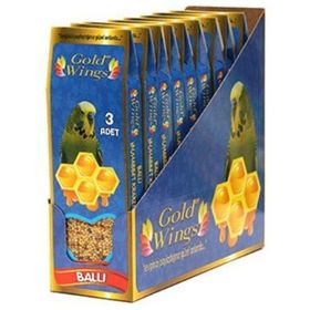 Gold Wings Ballı Muhabbet Kuşu 3'lü Kuş Krakeri