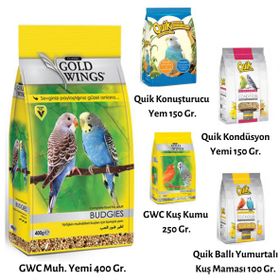 Gold Wings Classic Muhabbet Kuşu Yem ve Besin Seti