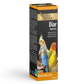 Gold Wings Diar Kuşlar İçin 20 ml Sindirim Sistemi Destekleyici