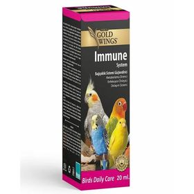 Gold Wings Immune System Kuşlar için Bağışıklık Sistemi Güçlendirici 20 ml Sıvı Vitamin
