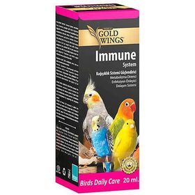 Gold Wings Immune System Kuşlar için Bağışıklık Sistemi Güçlendirici 20 ml Sıvı Vitamin