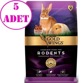 Gold Wings Premium 1 kg 5'li Kemirgen Yemi