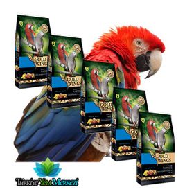 Gold Wings Premium Papağan 1 kg 5'li Kuş Yemi