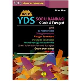 Gold YDS Soru Bankası Cümle ve Paragraf - Gürcan Günay
