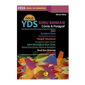 Gold YDS Soru Bankası Cümle ve Paragraf - Gürcan Günay