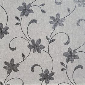 Golden 52 cm x 10 m Yaprak Gri Duvar Kağıdı