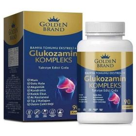 Golden Brand Bamya Tohumu Ekstreli Glukozamin Kompleks 90 Kapsül
