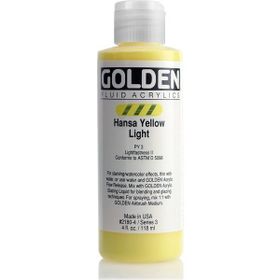 Golden Fluid Seri 3 Hansa Yellow Light 118 ml Akrilik Boya