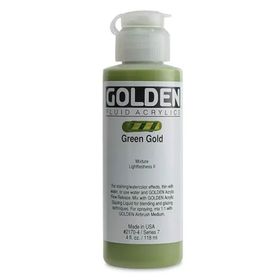 Golden Fluid Seri 7 Green Gold 118 ml Akrilik Boya