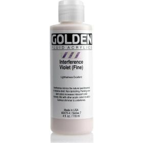 Golden Fluid Seri 7 interference Violet 118 ml Akrilik Boya