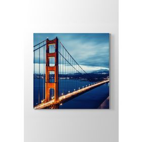 Golden Gate Köprüsü Gece Işıklı Tablosu