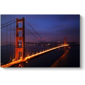 Golden Gate Manzarası Tablosu