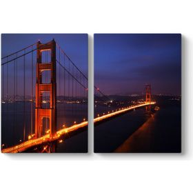 Golden Gate Manzarası Tablosu