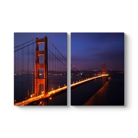 Golden Gate Manzarası Tablosu