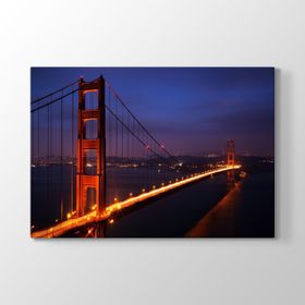 Golden Gate Manzarası Tablosu