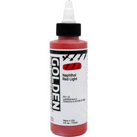 Golden High Flow Seri 5 Naphthol Red Light 118 ml Akrilik Boya