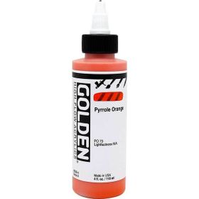Golden High Flow Seri 8 Pyrrole Orange 118 ml Akrilik Boya