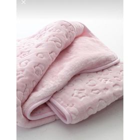 Golden Pelüş Pembe Bebek Battaniyesi
