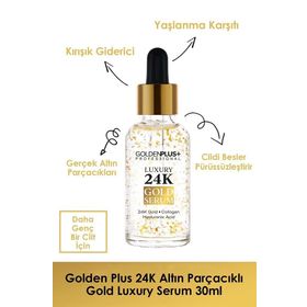 Golden Plus 24k Altın Parçacıklı 30 ml Gold Beauty Serum
