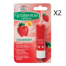 Golden Rose 2 Adet No:04 Çilekli Dudak Balsamı