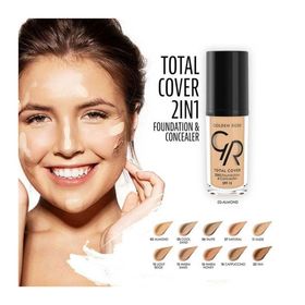 Golden Rose 21 Total Cover 2in1 Foundation Concealer