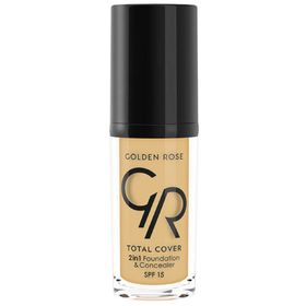 Golden Rose 23 Total Cover 2'si 1 Arada Fondöten ve Kapatıcı