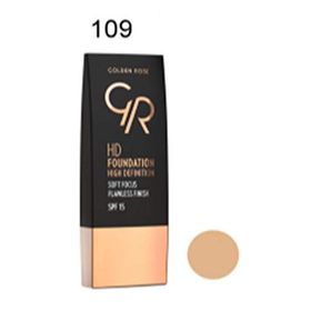 Golden Rose HD Foundation High Definition 109 Nude Fondöten