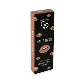 Golden Rose Matte Warm Nude Lip Kit
