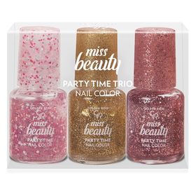 Golden Rose Miss Beauty Party Time Trio Nail Colors Oje