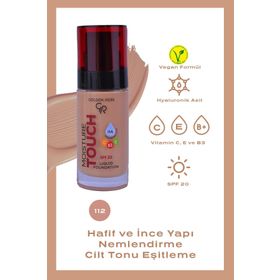 Golden Rose Moisture Touch Liquid Foundation SPF20 No:112 Nemlendirici Etkili Fondöten