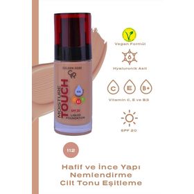 Golden Rose Moisture Touch Liquid Foundation SPF20 No:112 Nemlendirici Etkili Fondöten