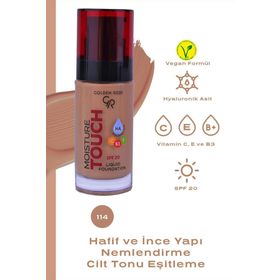 Golden Rose Moisture Touch Liquid Foundation SPF20 No:114 Nemlendirici Etkili Fondöten