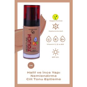 Golden Rose Moisture Touch Liquid Foundation SPF20 No:114 Nemlendirici Etkili Fondöten