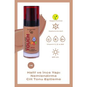 Golden Rose Moisture Touch Liquid Foundation SPF20 No:116 Nemlendirici Etkili Fondöten