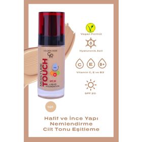 Golden Rose Moisture Touch Liquid SPF20 No:101 Nemlendirici Etkili Fondöten