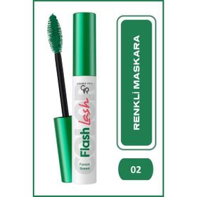 Golden Rose No:02 Forest Green Flash Lash Colered Mascara